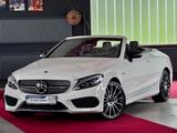 Mercedes-Benz C 43 AMG Cabrio Burmester LED Distronic 360° 19" - Mercedes-Benz C 43 AMG mit Benzin-Antrieb: Cabrio