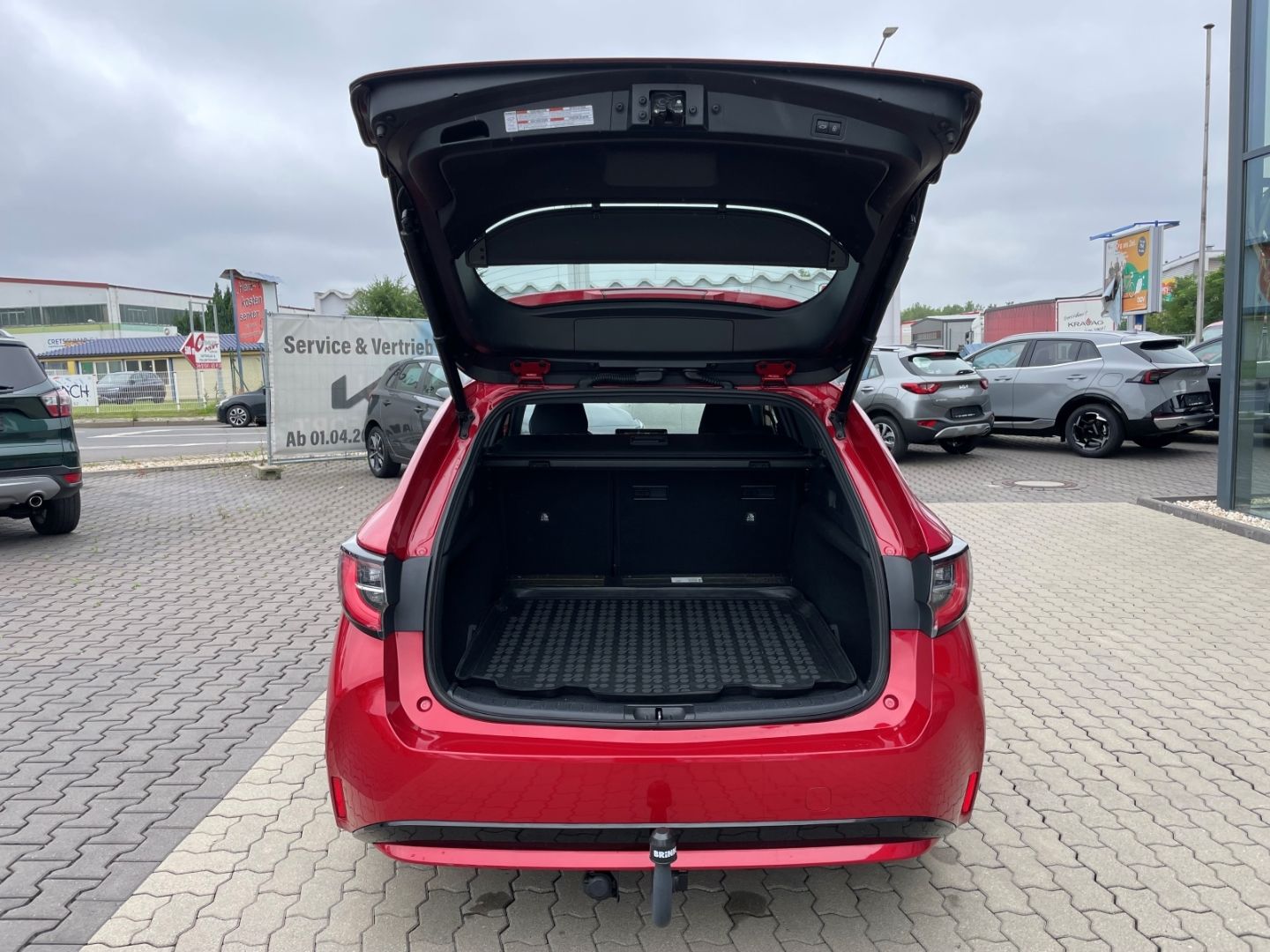 Fahrzeugabbildung Toyota Corolla Hybrid LED Verkehrszeichenerk HeadUpDis