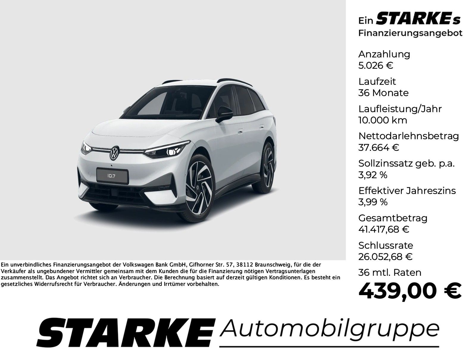 Volkswagen ID.7 Tourer Pro 210 kW HeadUp AHK Navi LED Kame