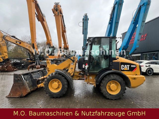 CAT 906 H / Klappschaufel + Palettengabel/ SW /