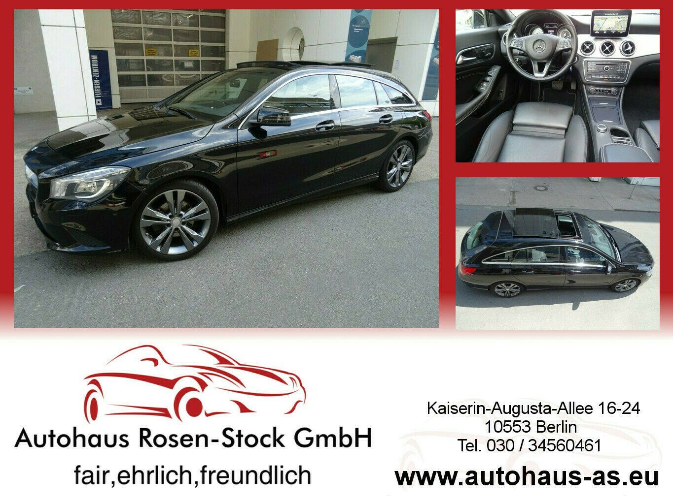MERCEDES-BENZ CLA 200 Shooting Brake Urban Pro 7G-Tronic,Leder