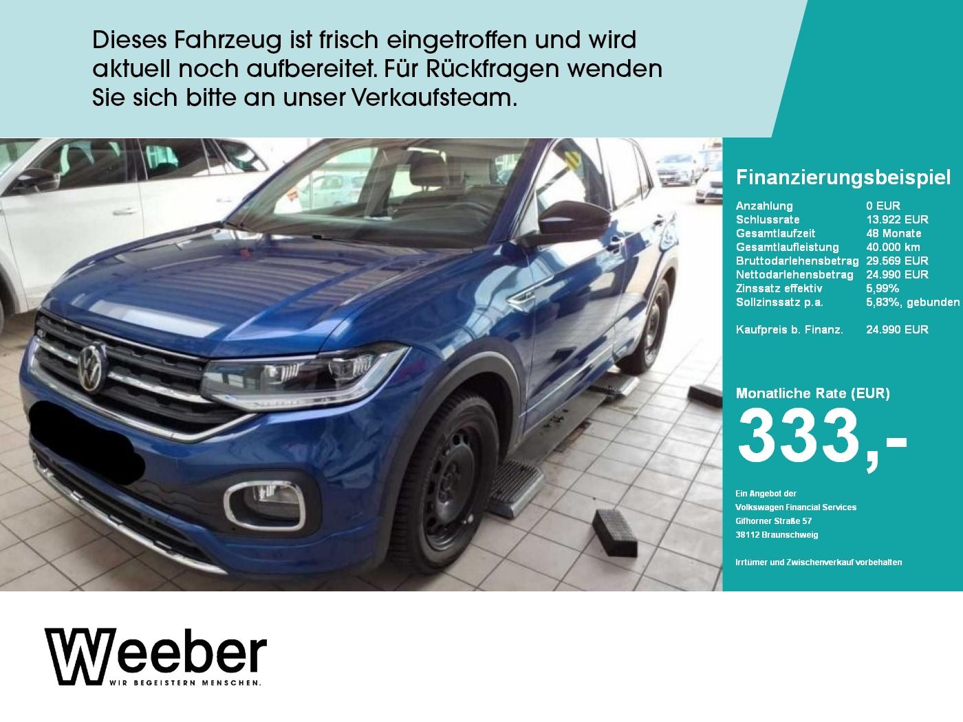 Volkswagen T-Cross Style *R-LINE*NAVI*LED*KEYLESS*KAMERA*