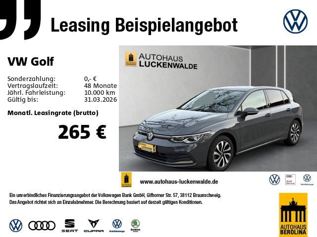 Golf VIII 2.0 TDI Active DSG *PANO*AHK*HuD*ACC*