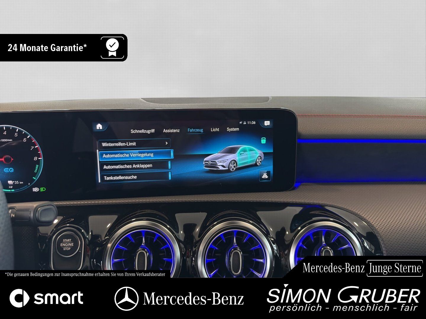 Fahrzeugabbildung Mercedes-Benz CLA 250 e AMG Night Pano Multibeam Ambi Kamera