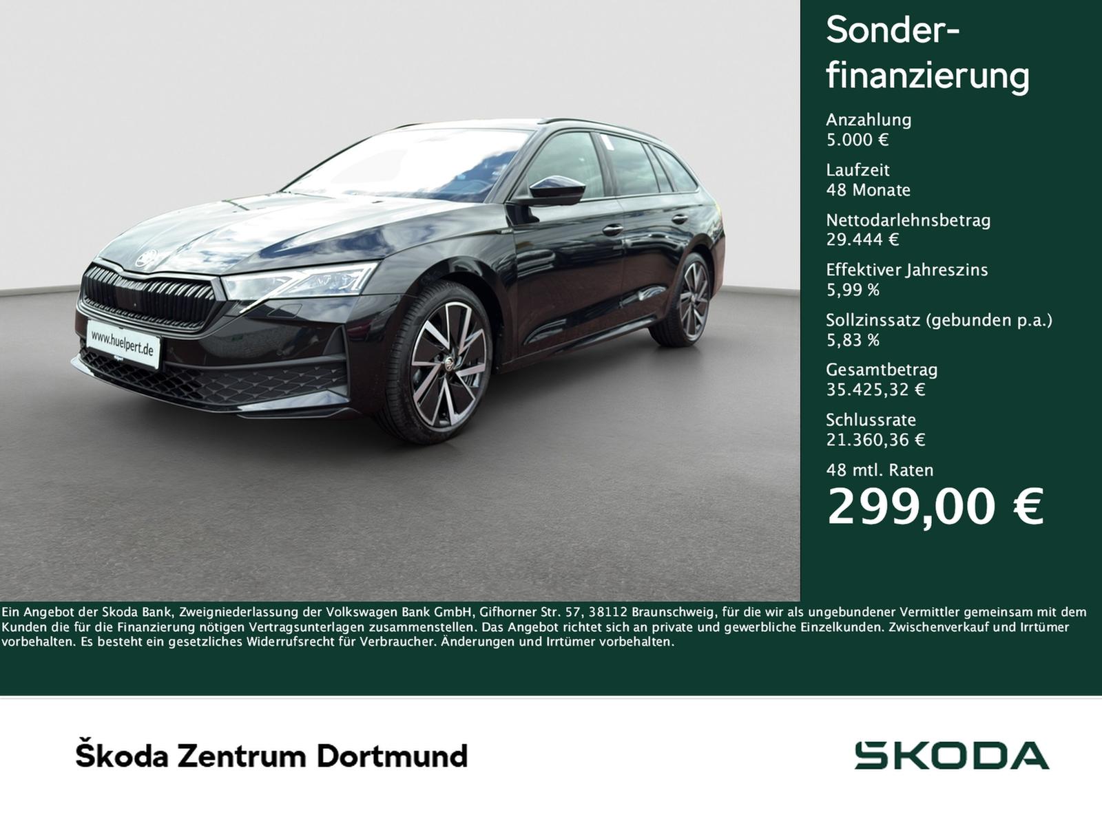 Skoda Octavia Combi 2.0 SPORTLINE DSG AHK eSITZE NAVI
