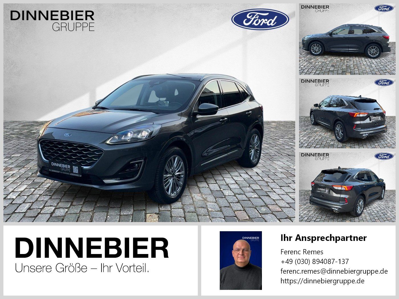 Ford Kuga Vignale LED+Glasdach+Kamera+Winterpaket