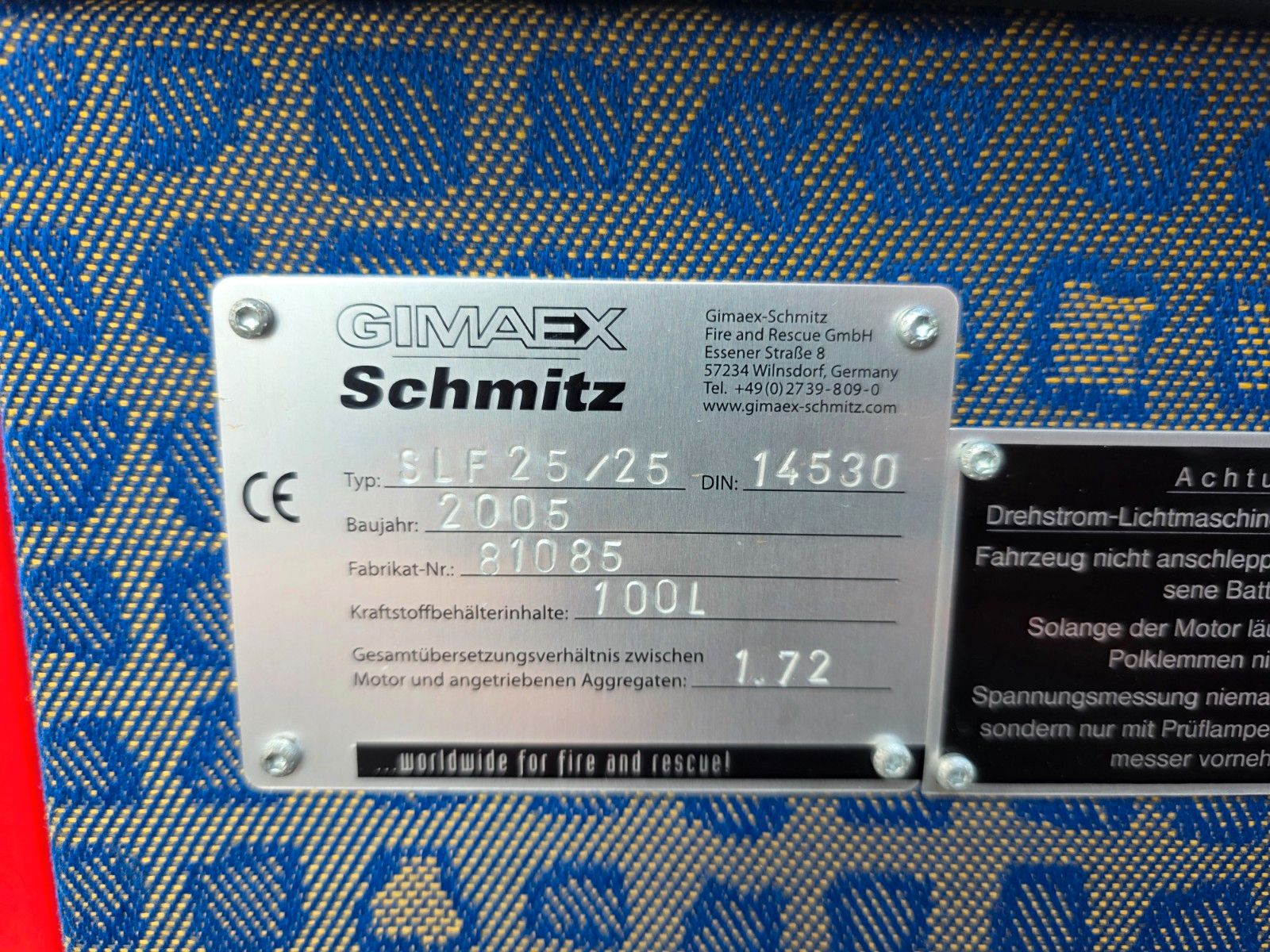 Fahrzeugabbildung MAN LE 8.150 Schaum-Löschfahrzeug 2.500L SLF 25/25