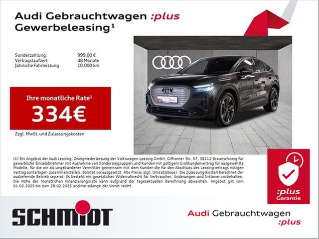 Audi Q4 Sportback e-tron 45 AHK Sports. LM20 Wärmepum