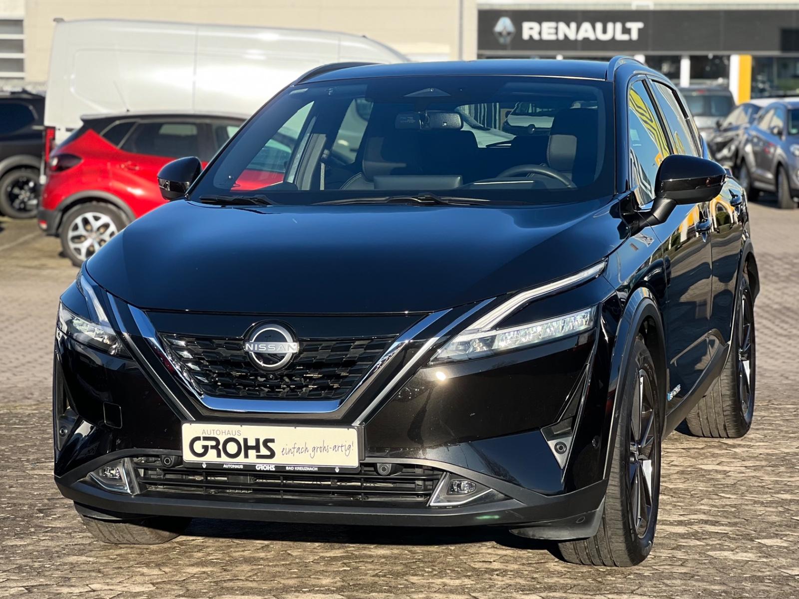 Nissan Qashqai Tekna+ Hybrid, Vollleder, Glasdach, 360°