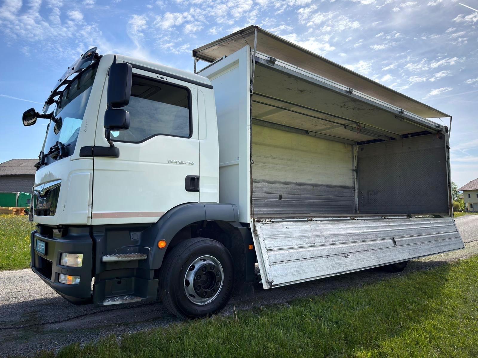 MAN TGM 15.290 GETRÄNKEKOFFER+LBW*2015*EURO6*TÜV*