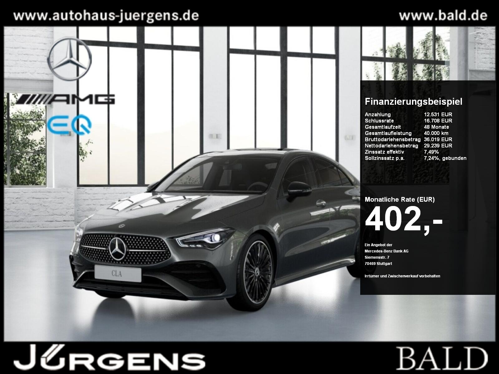 Mercedes-Benz CLA 200 AMG-Sport/Pano/Night/LED/Cam/Keyl/Totw