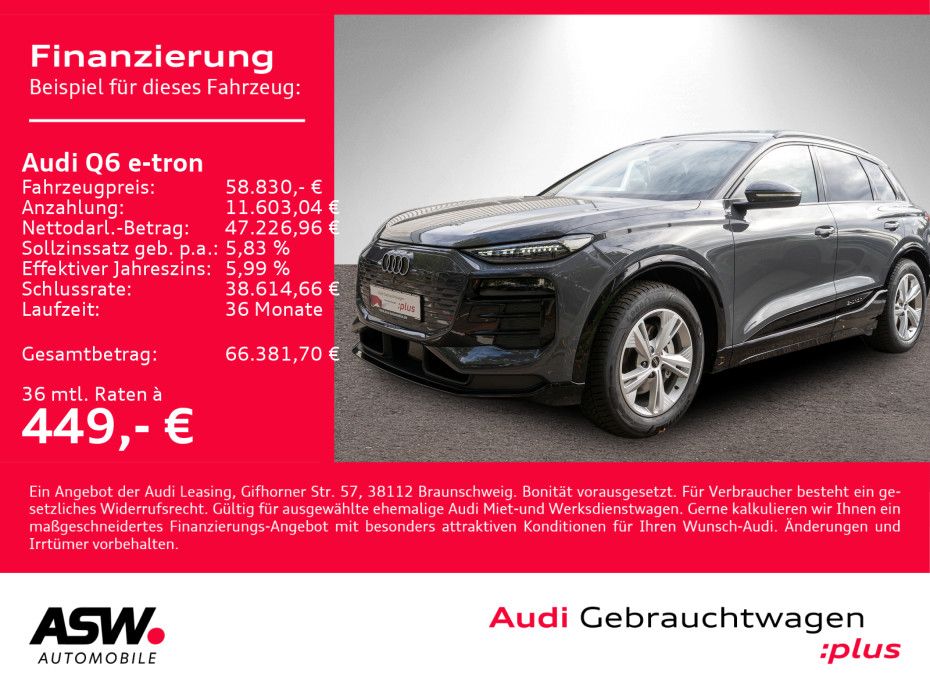 Audi Q6 e-tron performance NAVI 360° AHK B&O HUD LED foto 2