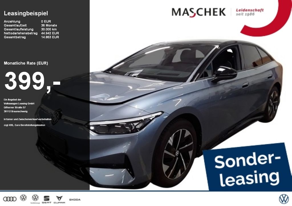 Volkswagen ID.7 Pro Sonderleasing! AHK IQLight IQDrive AHK