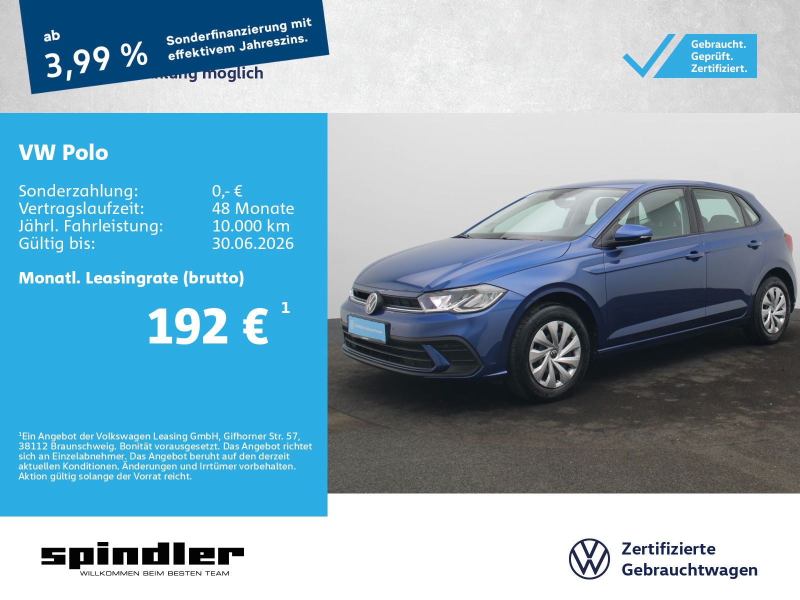Volkswagen Polo Life 1.0 / App-Connect, LED, SHZ, PDC, DAB+