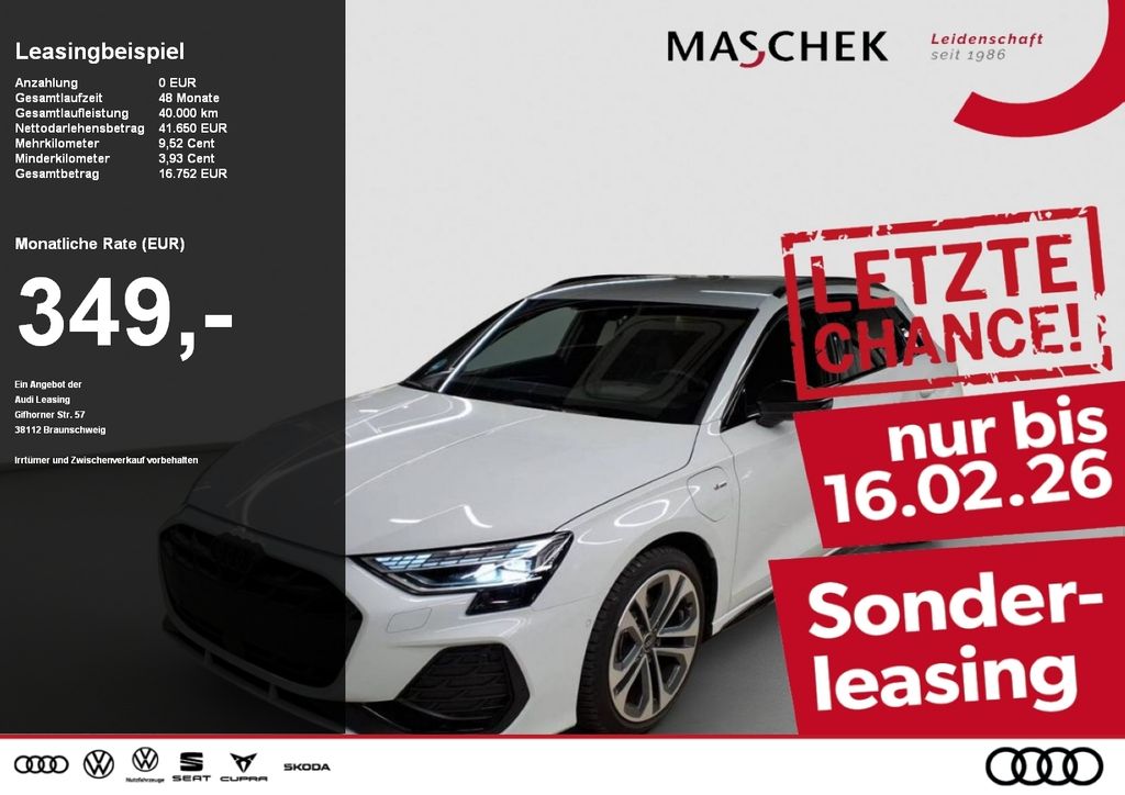A3 Sportback 40 TFSI e S line AHK Matrix HUD R-C