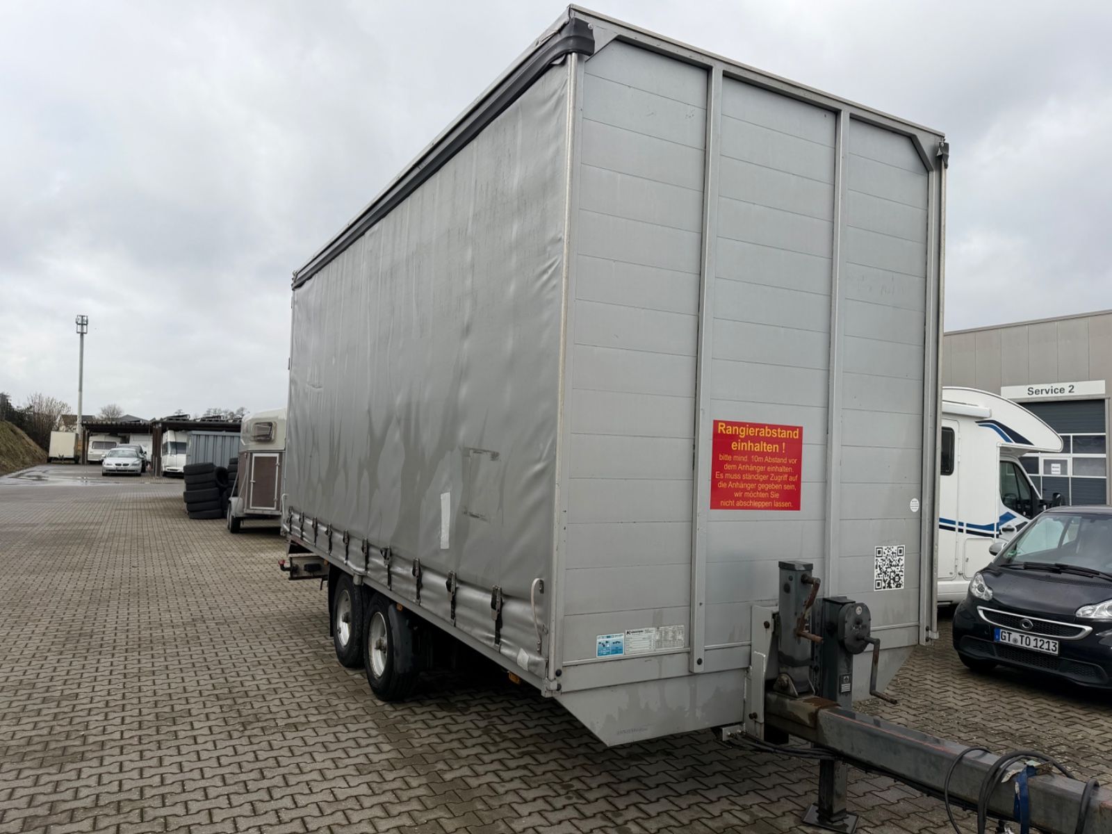 Fahrzeugabbildung Krukenmeier 10t Tandem-Anh Plane TLPS 11