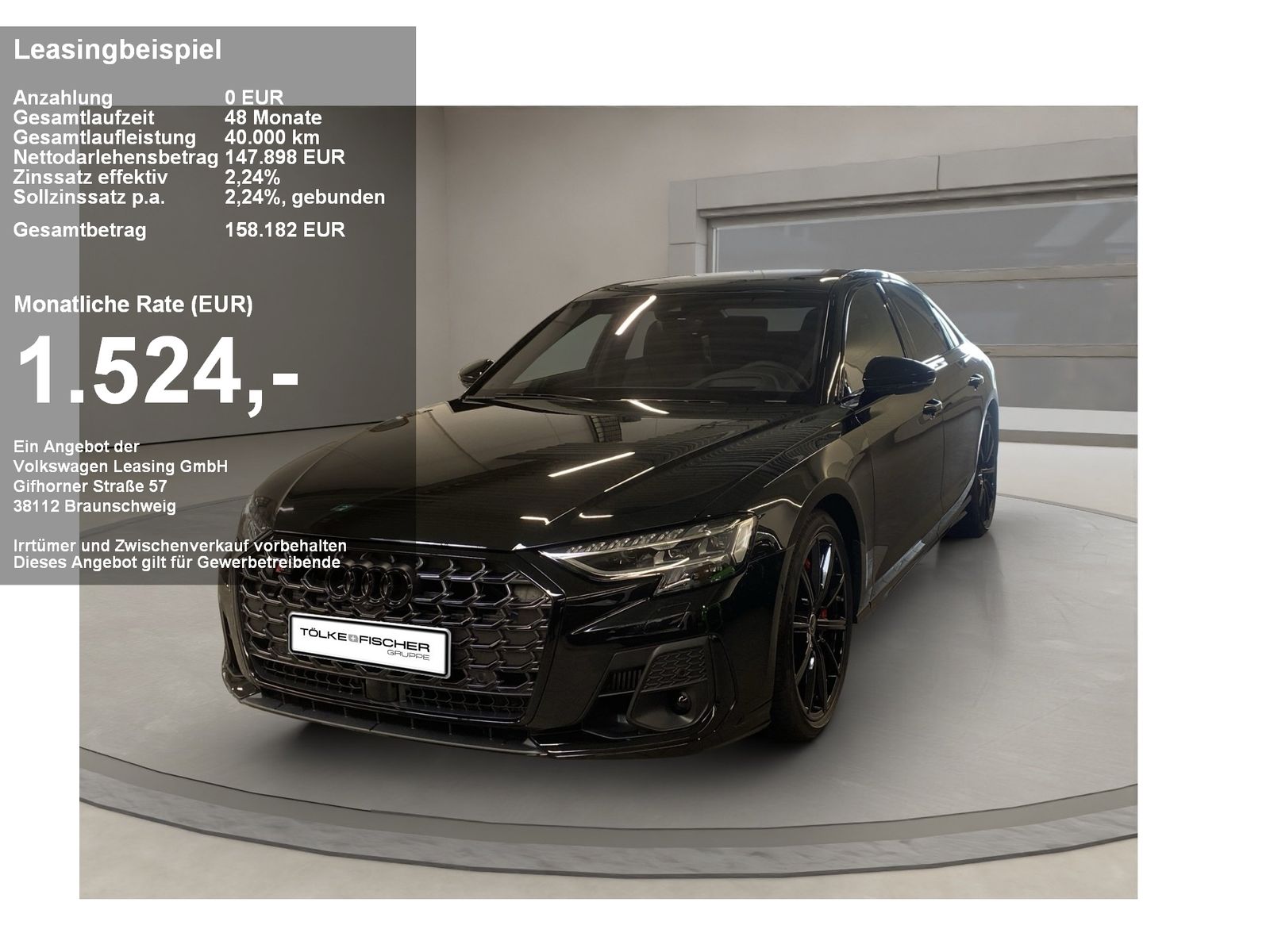 Audi S8 4.0 quattro TFSI ACC AUT Kam. Leder Luft Navi