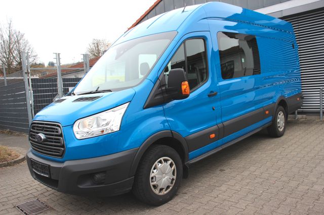 Ford Transit 2.0TDCI L4H3 DoKa, 6-Sitzer, Klima, AHK