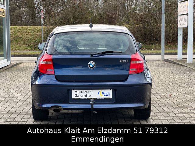 Fahrzeugabbildung BMW 118 Baureihe 1 Lim. 118i AHK