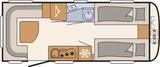 Dethleffs Aero 510 ER / AUTARK / DUSCHPAKET / DUOCONTROL - Dethleffs Wohnwagen 510