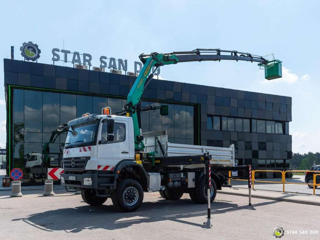 Mercedes-Benz  AXOR 1833 4x4 Palfinger PK 16502 Crane Kipper