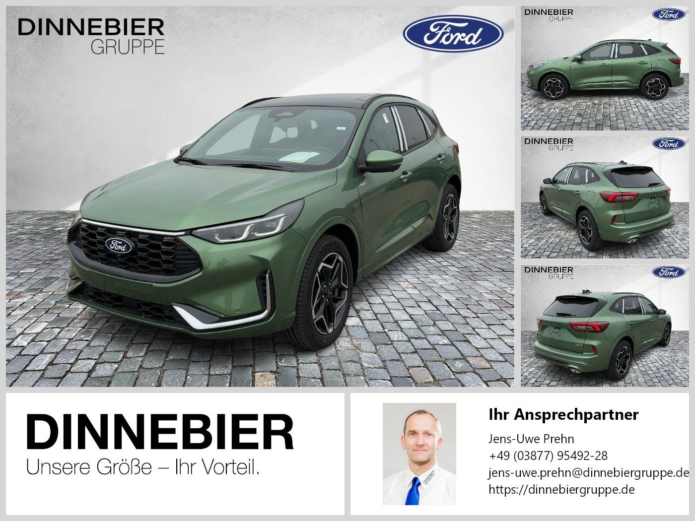 Ford KUGA ST-Line X LED+360°Kamera+Glasdach+AHK