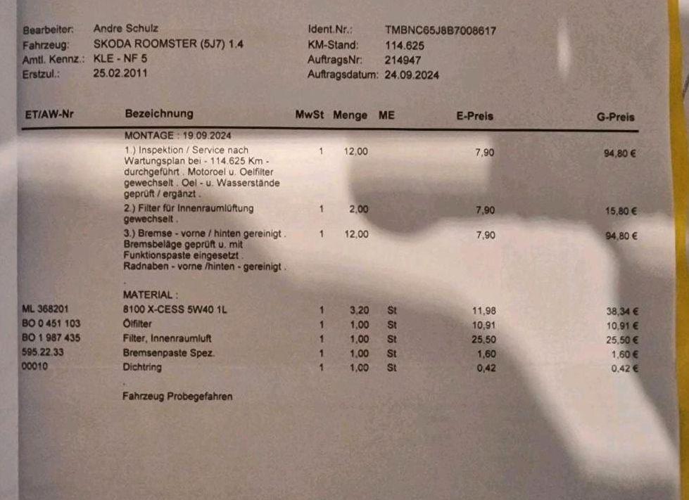 Skoda Roomster 2011 — photo 15