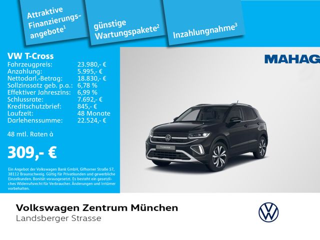 Volkswagen T-Cross 1.0 TSI STYLE IQ.LIGHT Navi DAB+ DSG