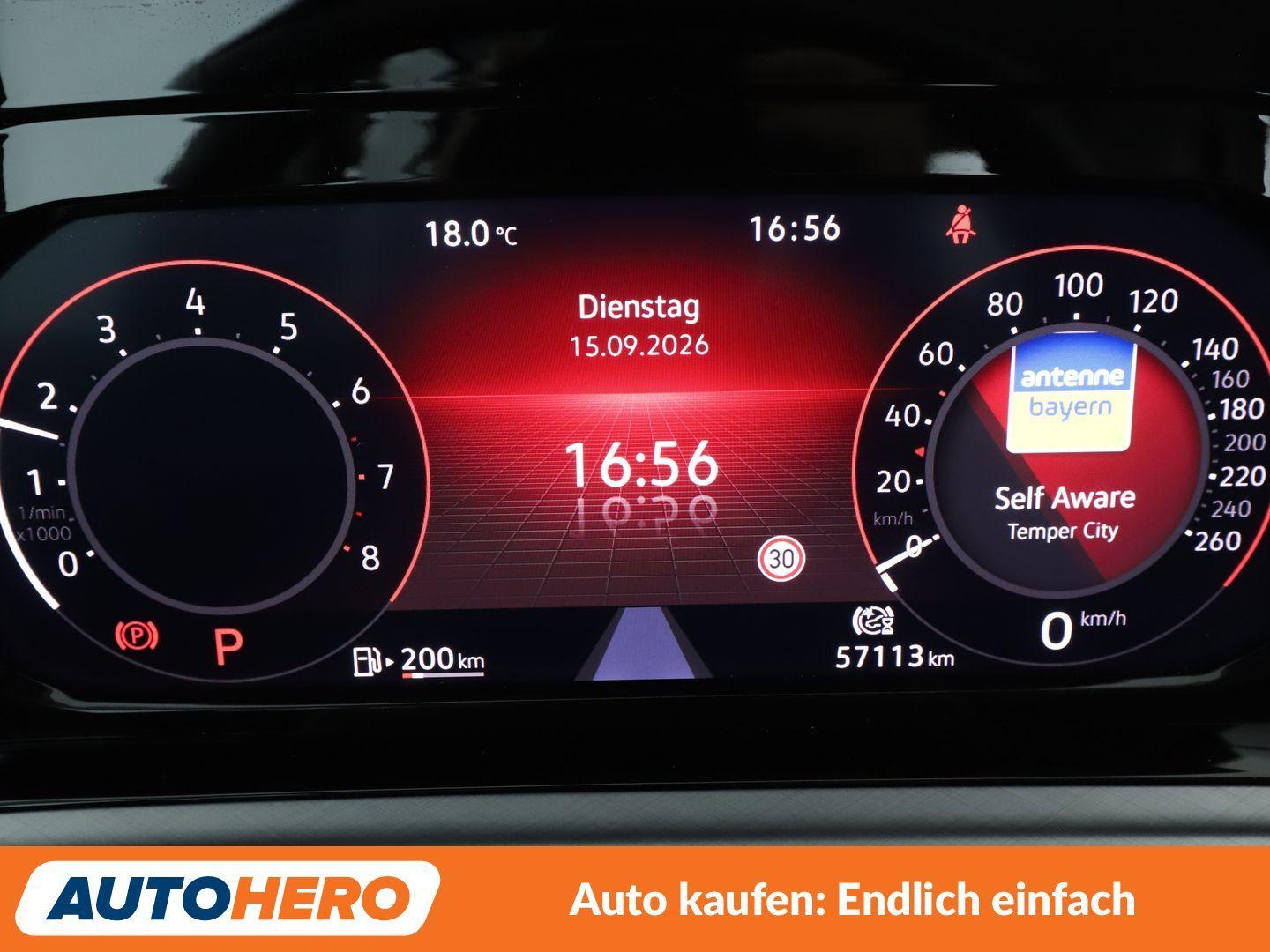 Volkswagen Golf VIII 1.0 eTSI Life Aut.*NAVI*LED*ACC*, миниатюра 18