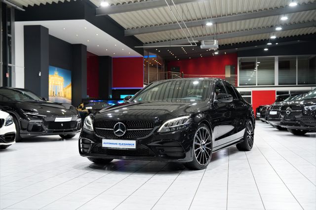 Mercedes-Benz C 300 AMG-LINE*NIGHT*LEDER*NAVI*WIDESCRE*BURMES.