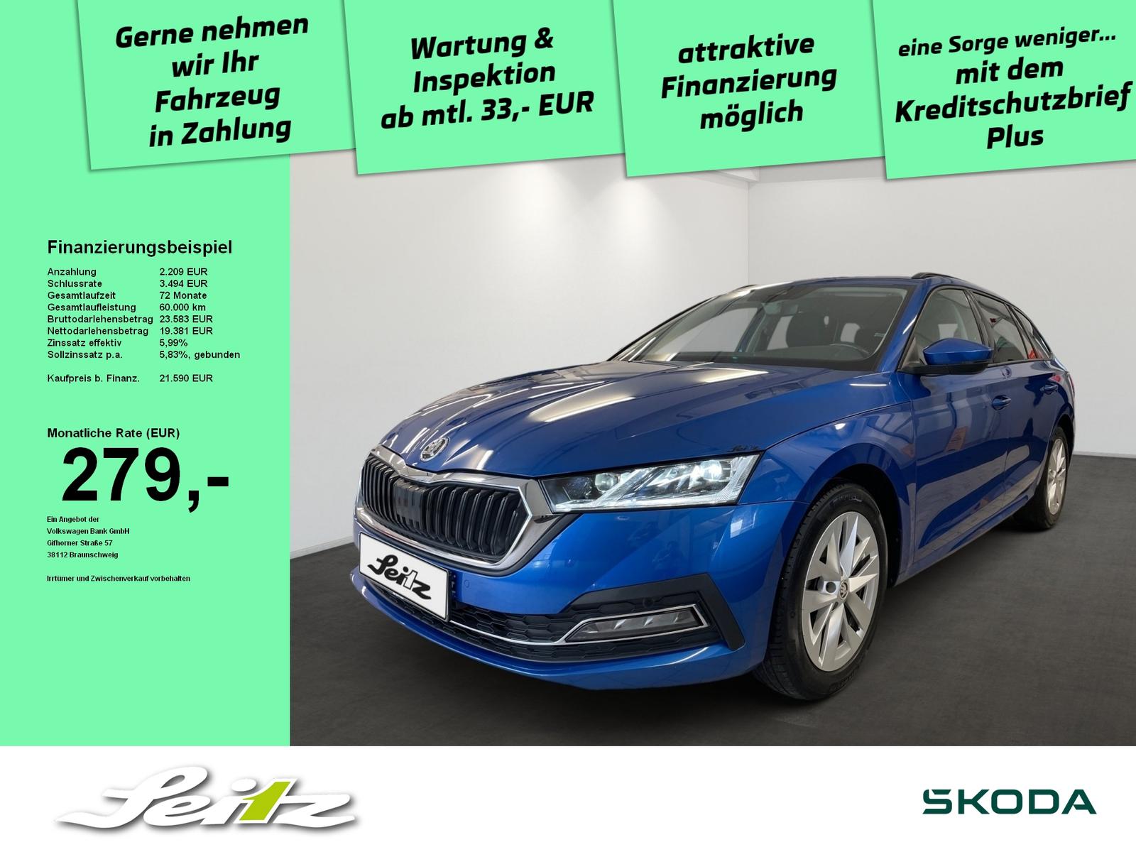Skoda Octavia Combi 1.5 TSI Style *MATRIX*PDC*NAVI*