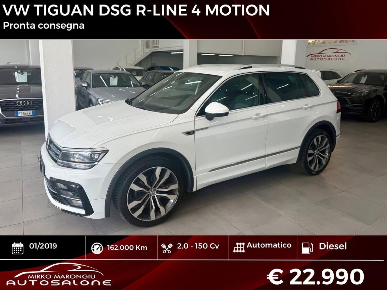 Volkswagen VW Tiguan DSG R LINE 4MOTION FINANZIABILE