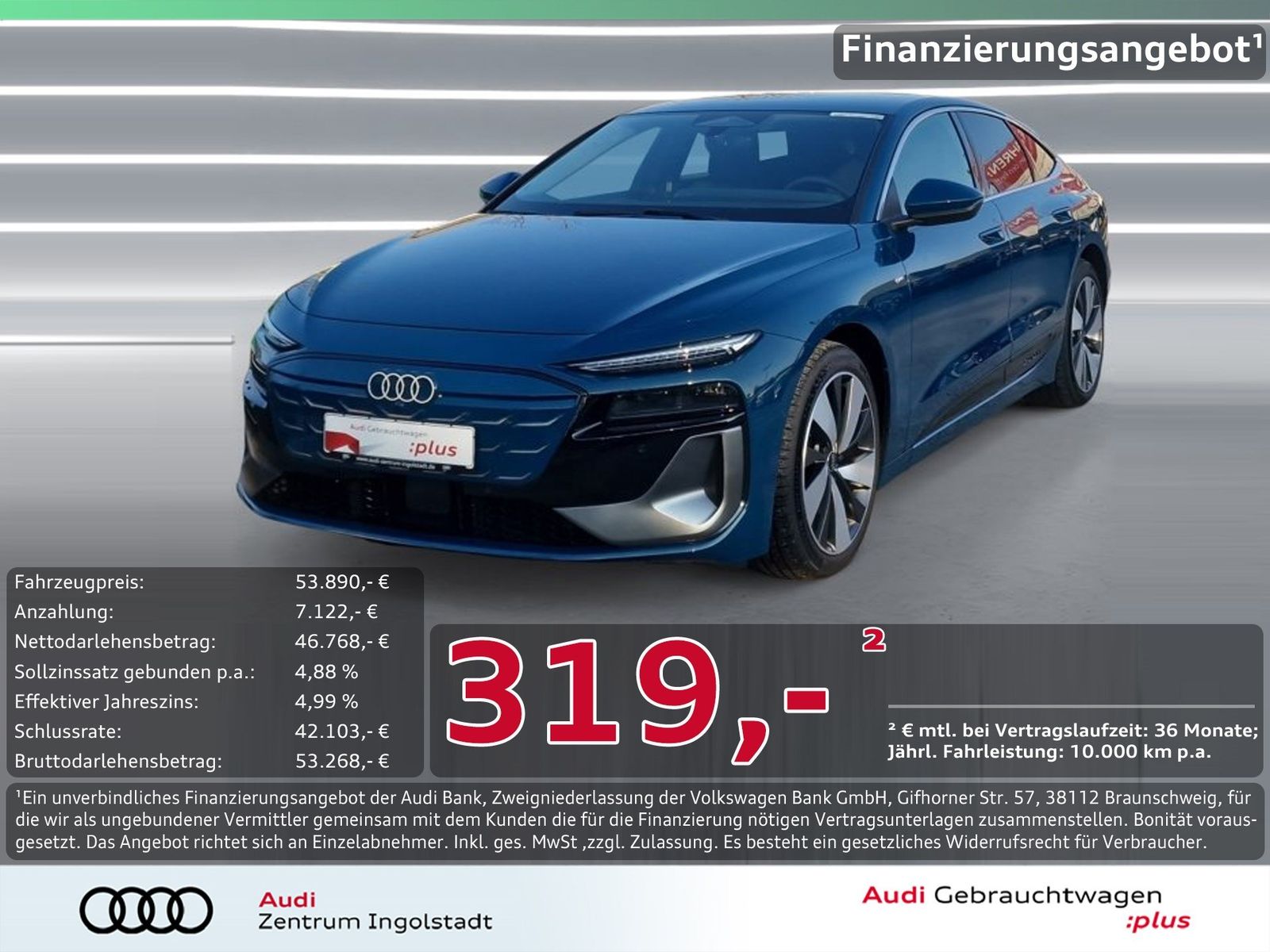 Audi A6 Sportback e-tron S line Tech+ AHK 20" MATRIX