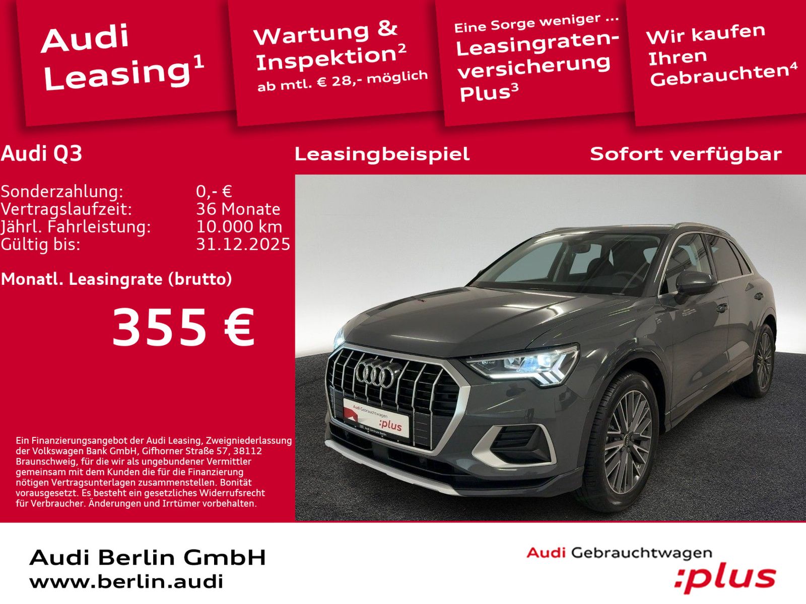 Audi Q3 advanced 35 TFSI S tr. AHK LED PDC NAVI