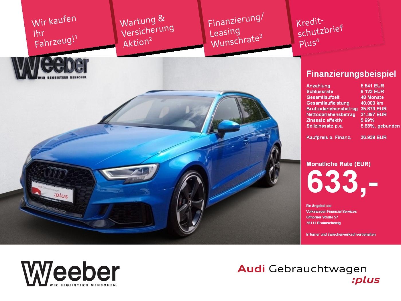 Audi RS 3 Sportback quattro *NAVI*B&O*KAMERA*MATRIX*B