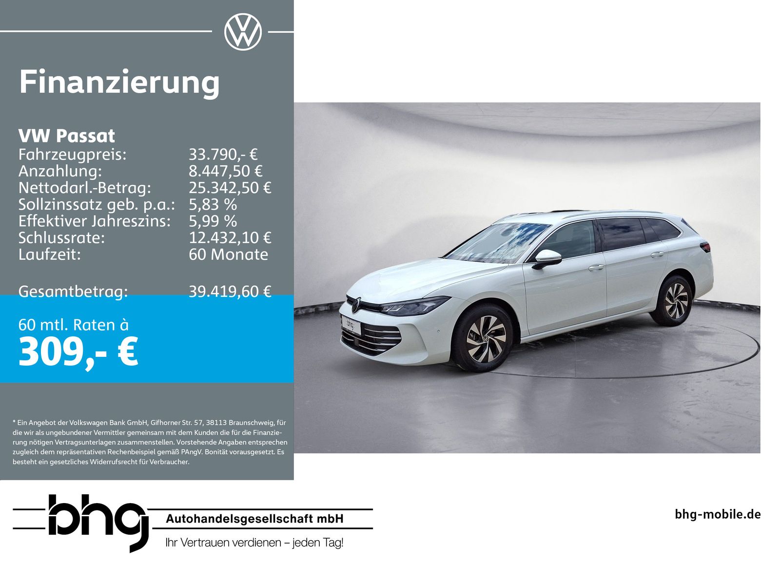 VW Passat Business 2,0 l TDI SCR  (15
