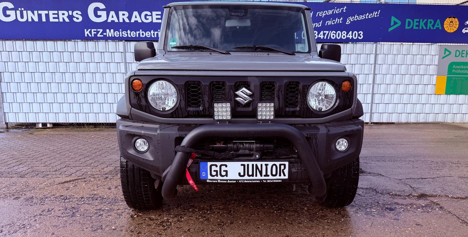 Suzuki Jimny Seilwinde Rammschutz AHK