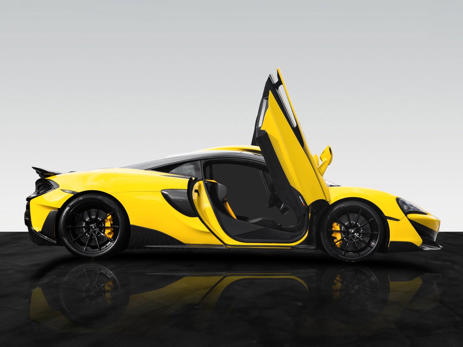 McLaren 600LT Coupé I Sicilian Yellow | MSO Roof Scoop