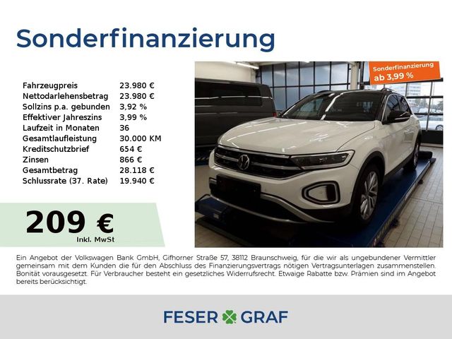 Volkswagen T-Roc Move 1.0 TSI 81kW 6-Gang SHZ Matrix Kamera