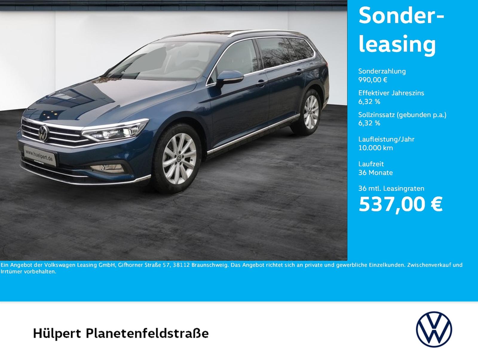 Volkswagen Passat Variant 2.0 ELEGANCE AHK KAMERA ALU17 NAV