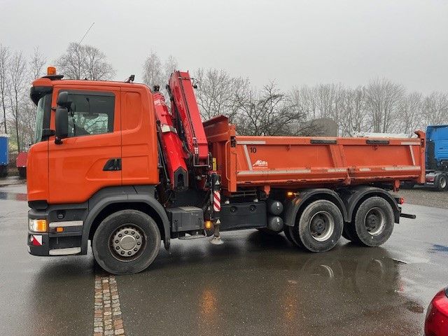 Scania R 490 Kipper mit Bordmatic und Ladekran TOP