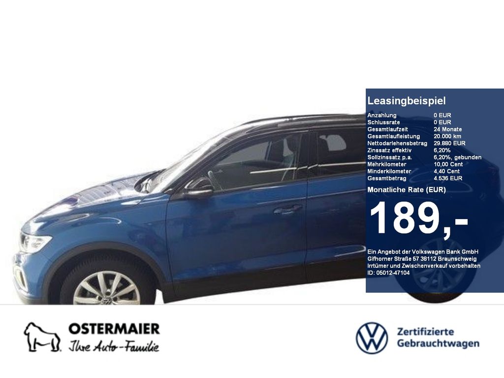 Volkswagen T-Roc BLACK STYLE 1.0TSI 116PS NP.46T AHK.STDHZG