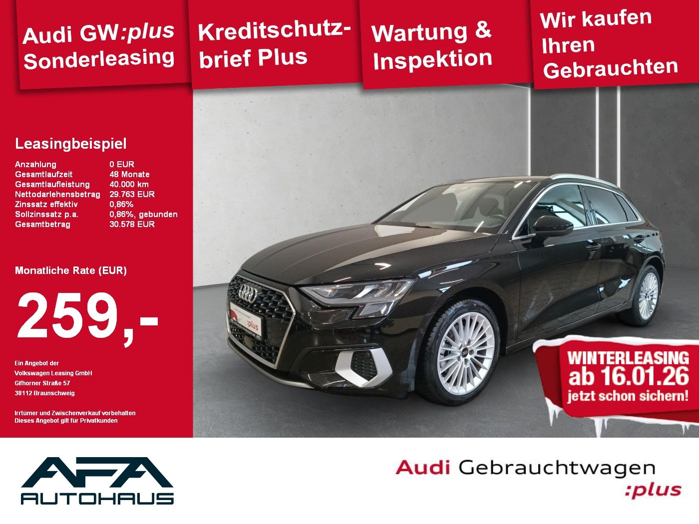 Audi A3 Sportback 35 TFSI Advan. S tr. AHK*Smart.Int
