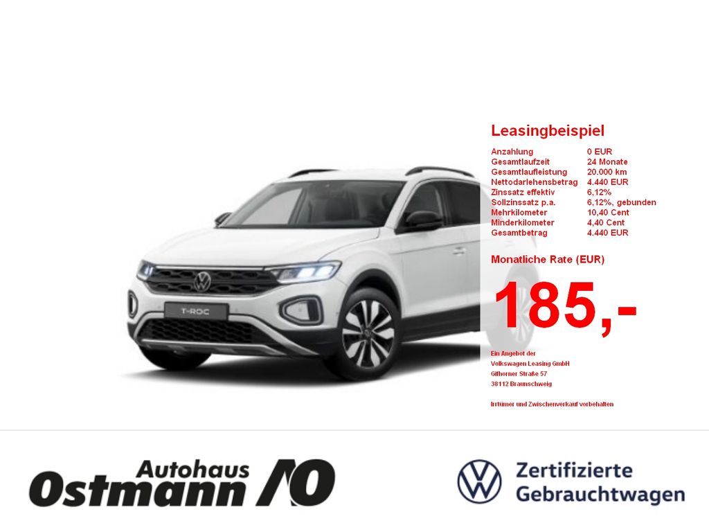 Volkswagen T-Roc 1.0 TSI Goal LED ACC APPCONNECT SHZ