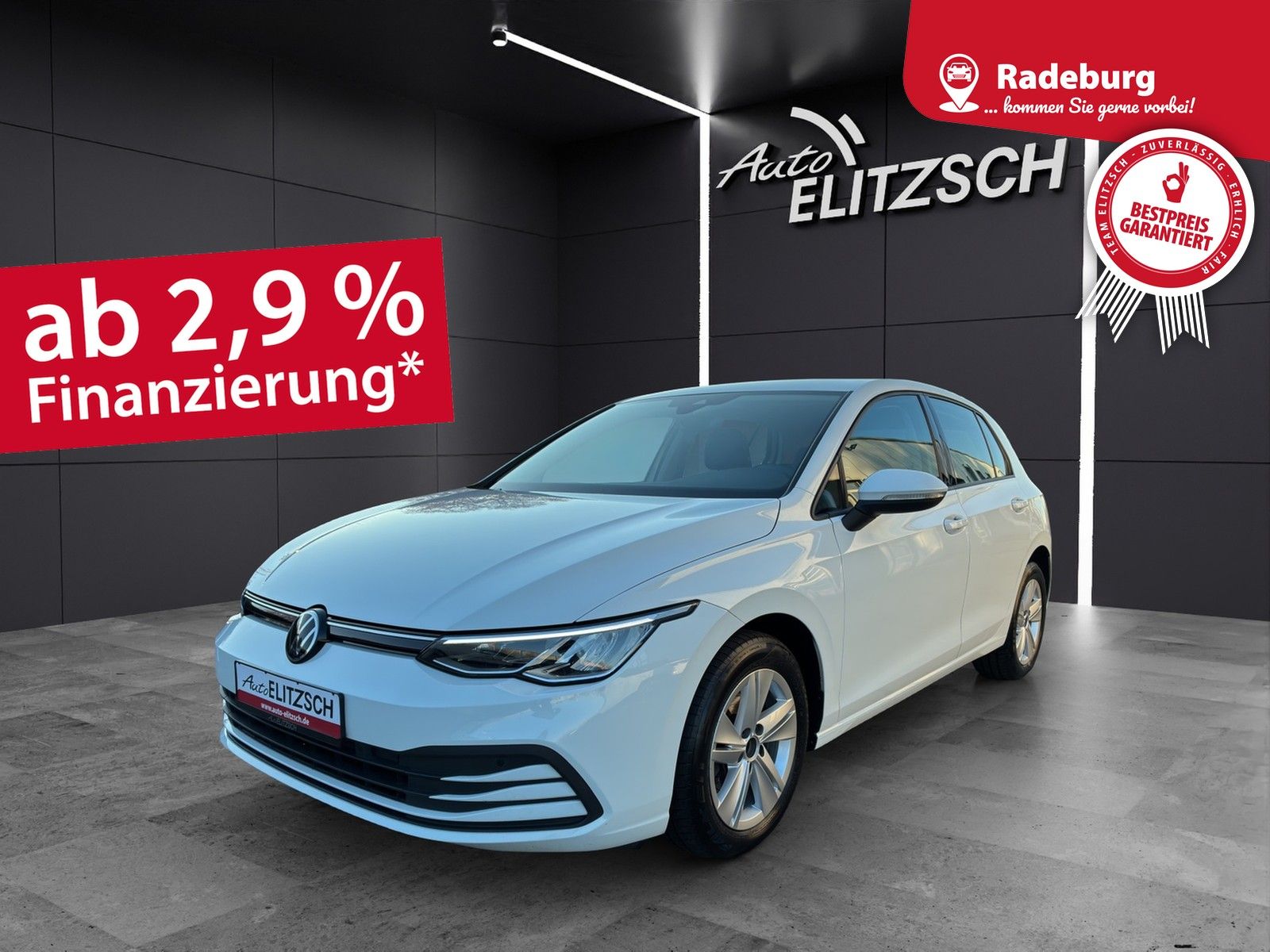 Fahrzeugabbildung Volkswagen Golf VIII Life DSG TDI LED Navi ACC SHZ PDC