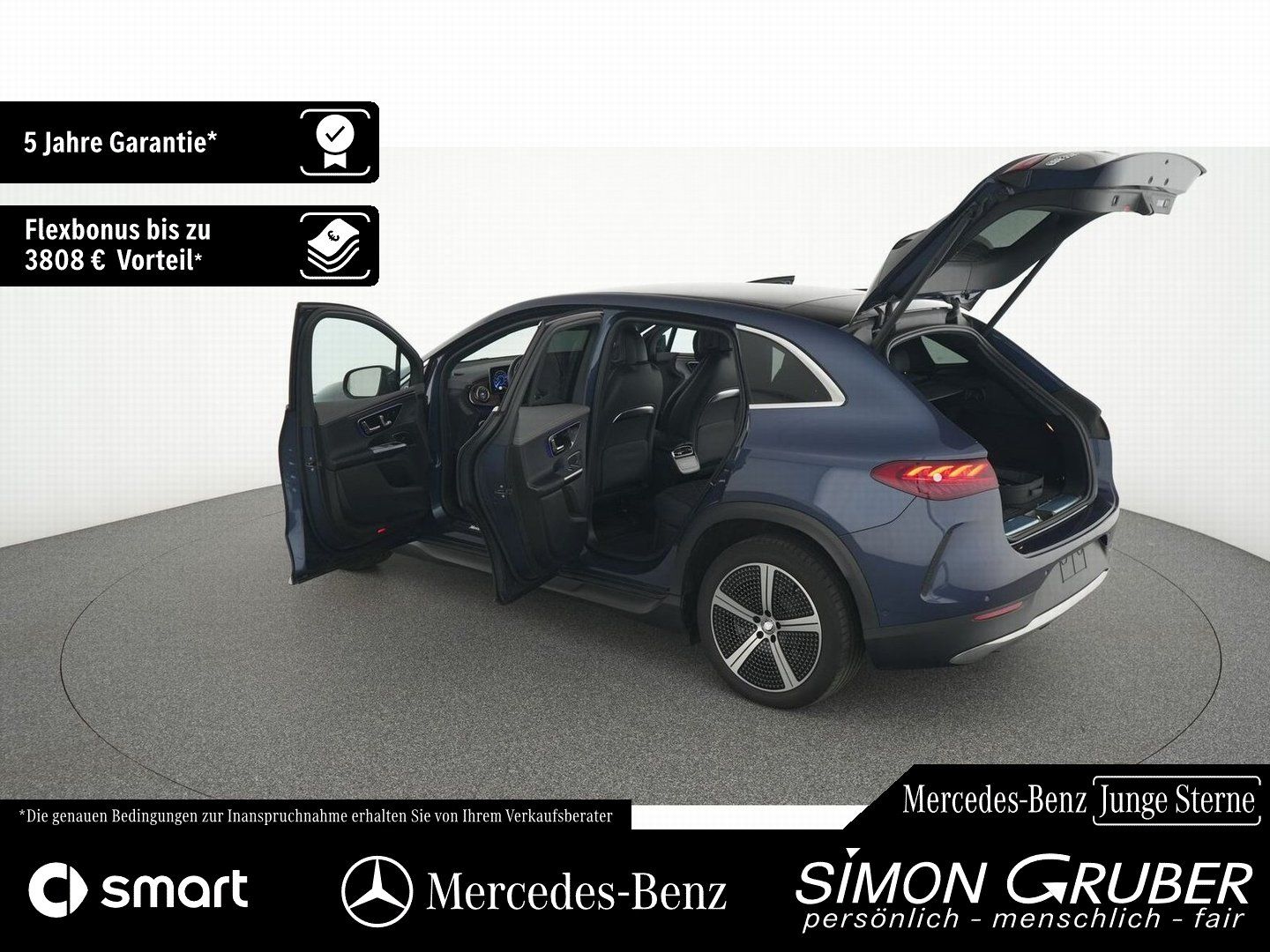 Fahrzeugabbildung Mercedes-Benz EQE 350+ SUV El Art Airmatic Massage Sitzklima