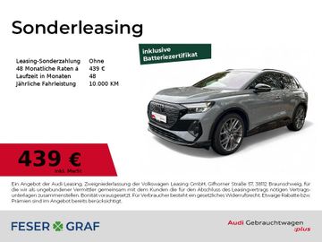 Audi Leasingangebot: Audi Q4 45 e-tron quattro ACC/Kamera/S-line/AHK/SHZ/N