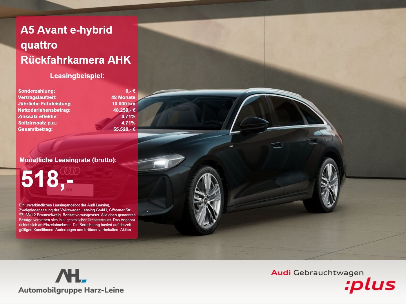Audi A5 Avant e-hybrid quattro Rückfahrkamera AHK ACC