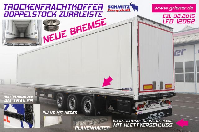 Schmitz Cargobull SKO 24 / DOPPELSTOCK / NEUE BREMSE / KLETT