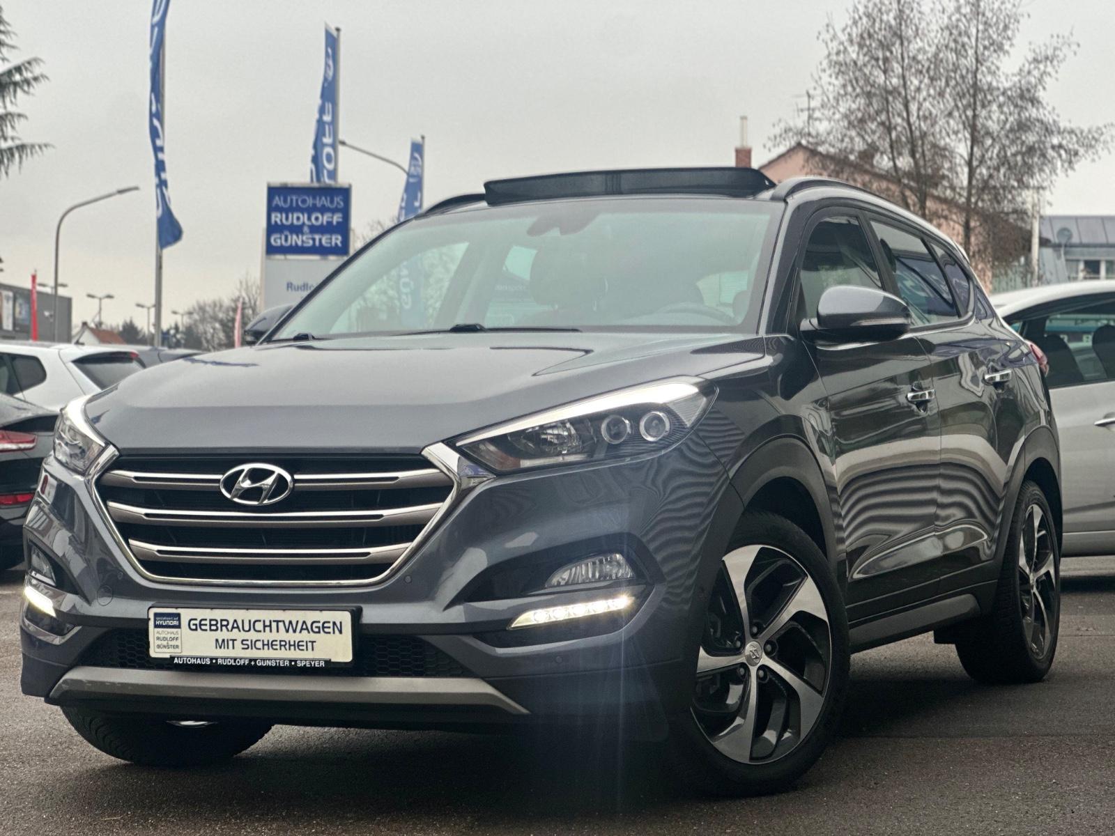 Hyundai Tucson 1,6 AT 4WD/PANO/LED/NAVI/EL.SITZE/AHK/GAR